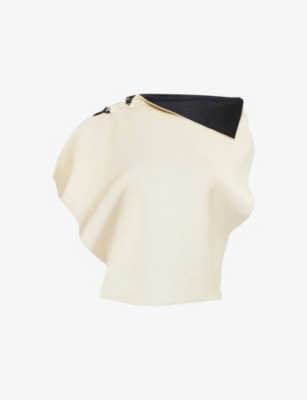 JACQUEMUS: The Trapeze Structured Knitted Top
