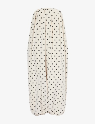 JACQUEMUS: Calisson Polka Dot-Print Woven Jumpsuit