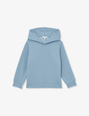 REISS: Fabien Regular-Fit Stretch-Woven Hoody 3-9 Years