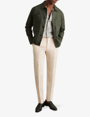 REISS: Adam Four-Pocket Linen Jacket