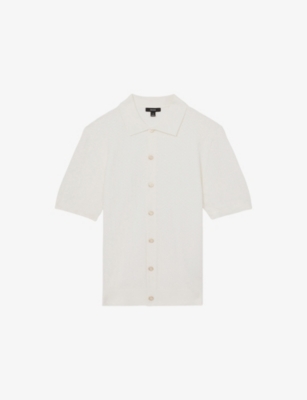 REISS: Thames Textured Knitted Shirt