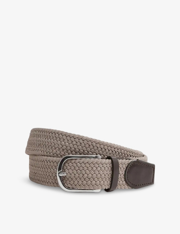 Elmont Plaited-Weave Woven Belt