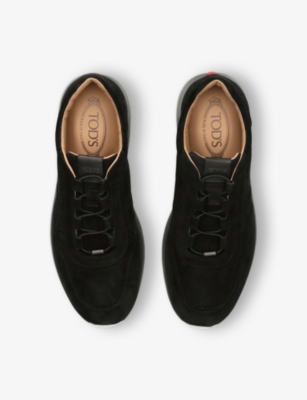 Tod's Mens Tods Nuova Allacciato Sportivo 79k Suede Low-top Trainers In Black
