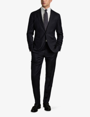 REISS: Caldwell Long-Sleeved Cotton Shirt