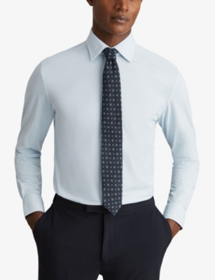 REISS: Voyager Long-Sleeved Stretch-Woven Shirt