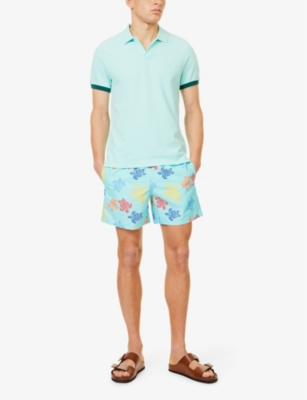 Moorea graphic-print woven swim shorts