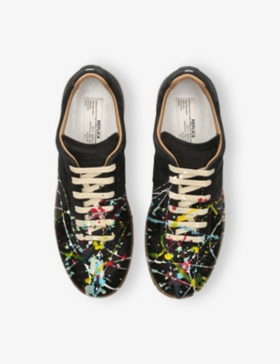 MAISON MARGIELA: Replica Painter Leather Low-Top Trainers