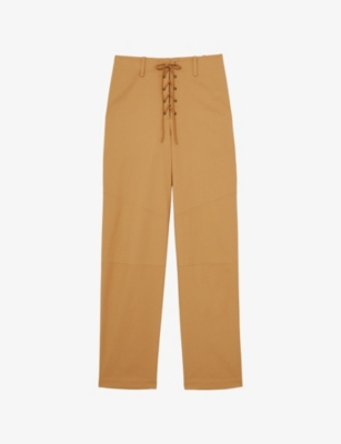 REISS: Clement Tapered-Leg Cotton Trousers