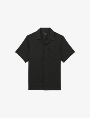 REISS: Nitus Short-Sleeved Stretch-Woven Shirt