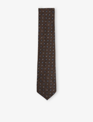REISS: Pelosa Floral-Pattern Woven Tie