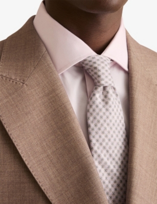 REISS: Santo Medallion-Pattern Silk Tie