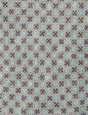 REISS: Santo Medallion-Pattern Silk Tie
