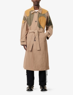 CRAIG GREEN: Utility Patch Cotton-Blend Trench Coat