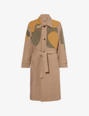 CRAIG GREEN: Utility Patch Cotton-Blend Trench Coat