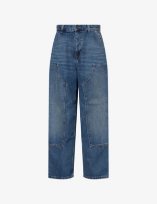 CARHARTT WIP: Camano Patch-Pockets Denim Trousers