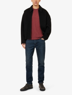 RAG & BONE: Classic Flame brand-embroidery relaxed-fit cotton-jersey T-shirt