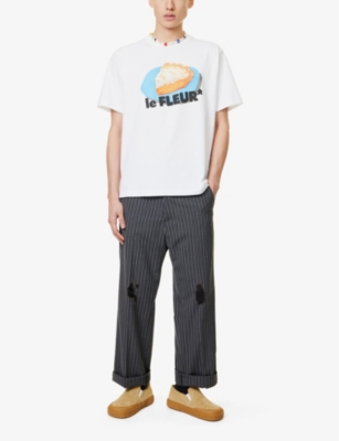 Shop Golf Le Fleur Mens Tbc Graphic-print Short-sleeve Cotton-jersey T-shirt Xl