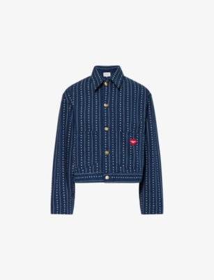 CARHARTT WIP: Drewe Heart-Appliqué Cotton Twill Jacket