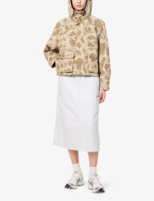 CARHARTT WIP: W'Irwin Camouflage-Print Woven Jacket