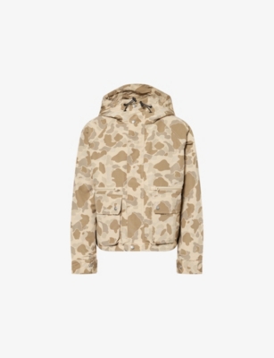 CARHARTT WIP: W'Irwin Camouflage-Print Woven Jacket