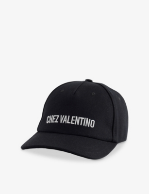 VALENTINO GARAVANI: Chez Valentino Cotton Baseball Cap