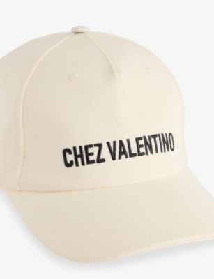 VALENTINO GARAVANI: Chez Valentino Cotton Baseball Cap