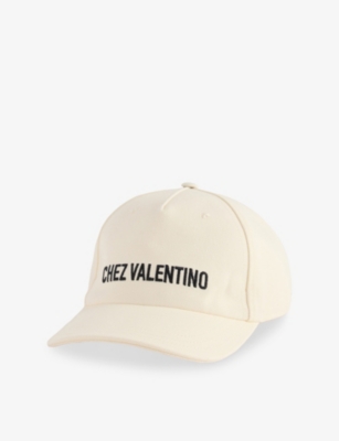 VALENTINO GARAVANI: Chez Valentino Cotton Baseball Cap