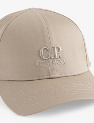 CP COMPANY: Logo-Embroidered Cotton Gabardine Baseball Cap