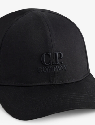 CP COMPANY: Logo-Embroidered Cotton Gabardine Baseball Cap