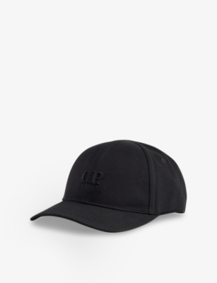 CP COMPANY: Logo-Embroidered Cotton Gabardine Baseball Cap