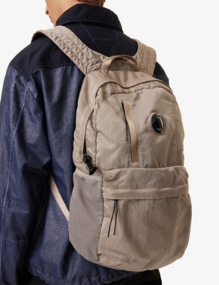 CP COMPANY: Nylon B Brand-Lens Woven Backpack