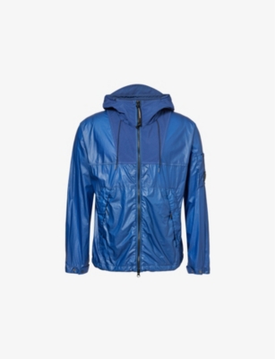 CP COMPANY: Brim-Hood Brand-Lens Regular-Fit Shell Jacket