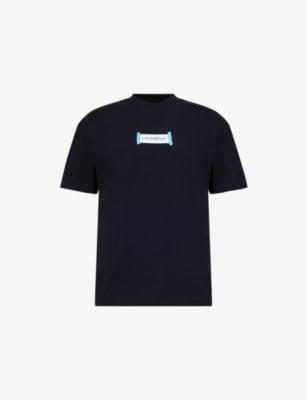 CP COMPANY: Logo-Print Short-Sleeve Cotton-Jersey T-Shirt