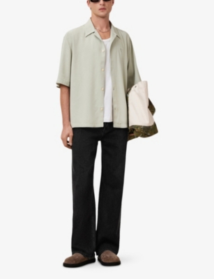ALLSAINTS: Rialto Short-Sleeve Woven Shirt