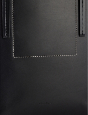 RICK OWENS: Medium Leather Tote Bag