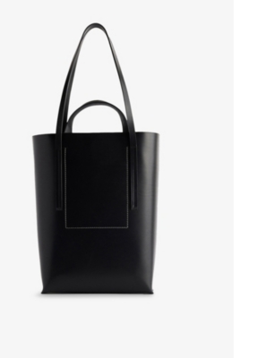 RICK OWENS: Medium Leather Tote Bag