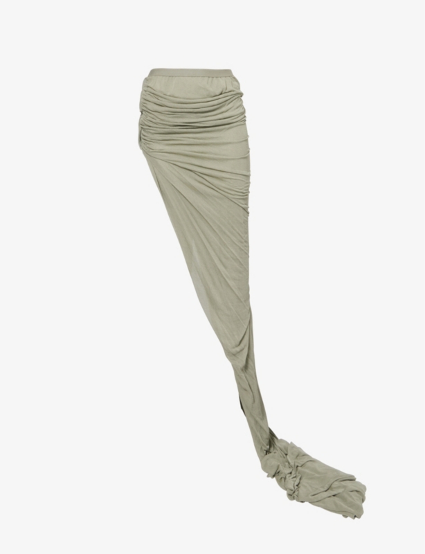 Edfu Mid-Rise Crepe Maxi Skirt