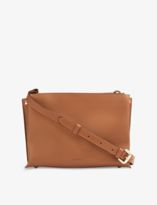LK BENNETT: Evie Leather Crossbody Bag