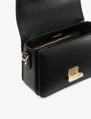 Lk Bennett Womens Bla-black Frankie Core Leather Cross-body Bag In Bla-black