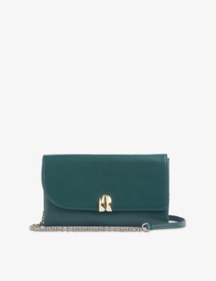 LK BENNETT: Aria Leather Clutch Bag