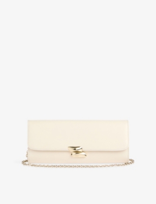 LK BENNETT: Daisy Leather Clutch Bag