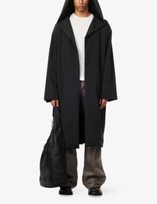 RICK OWENS: Hooded Relaxed-Fit Woven Robe