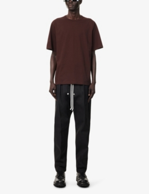 RICK OWENS: Brad Crew-Neck Relaxed-Fit Cotton-Jersey T-Shirt
