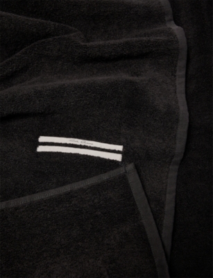 RICK OWENS: Brand-Stripe Cotton Beach Towel