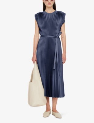 Joseph Volta Midi Dress In Harbour