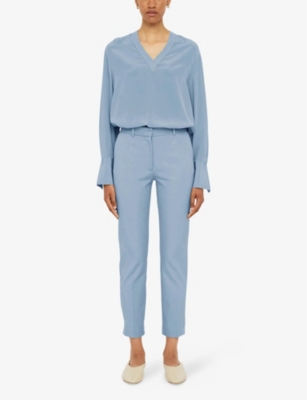 JOSEPH: Coleman Gabardine Stretch-Woven Trousers