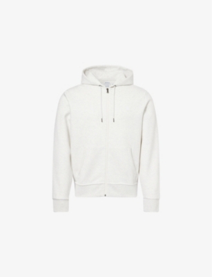 POLO RALPH LAUREN: Relaxed-fit embroidered-logo cotton-blend jersey hoody
