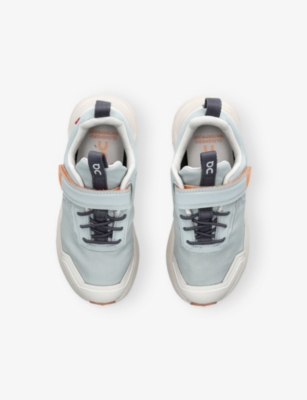 On Running Pale Blue Kids' Cloudhero Waterproof Woven Low-top Trainers Eur 31.5 /13 Uk In Pale Blue