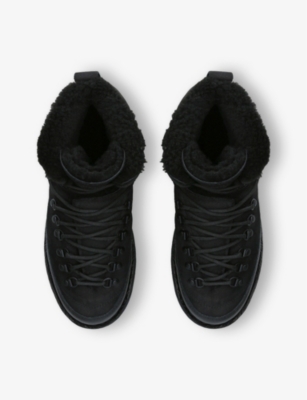 Diemme Mens  Sesto Mid-top Suede Boots In Black