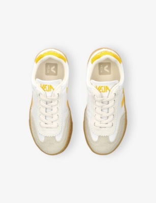 VEJA: Kids' Small Volley Logo-Embroidered Canvas Low-Top Trainers